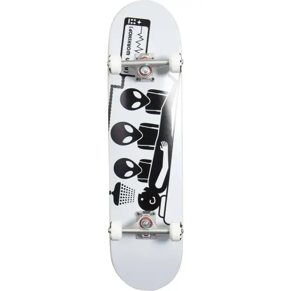 Skateboard Komplettboard Alien Workshop Abduction (7.75" - Weiß)