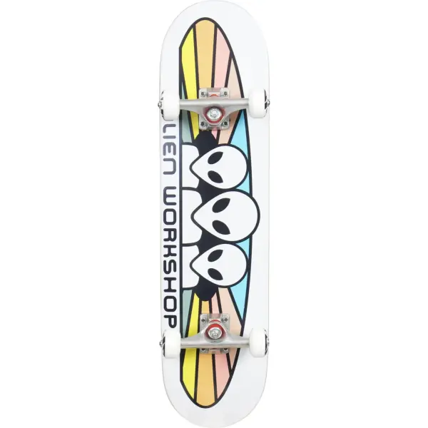 Skateboard Komplettboard Alien Workshop Spectrum (7.75" - Weiß/Rot/Gelb)