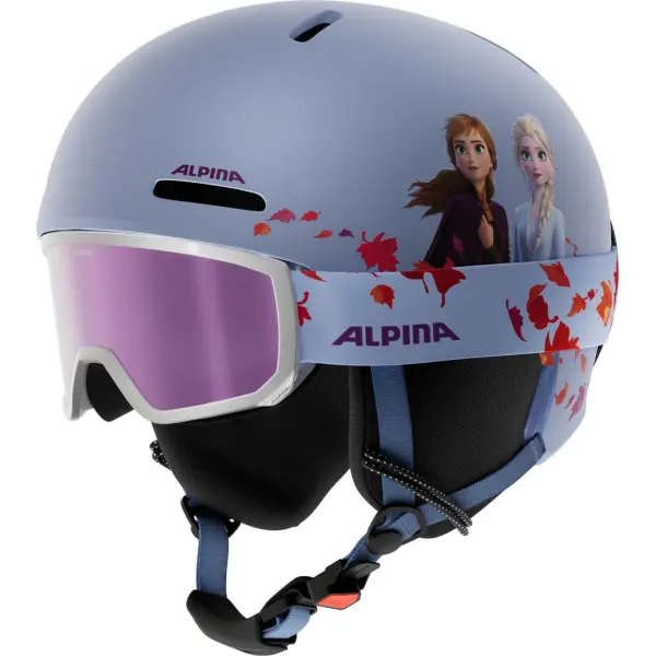 Hjelm Alpina Sports Zupo Disney Barneski Sett