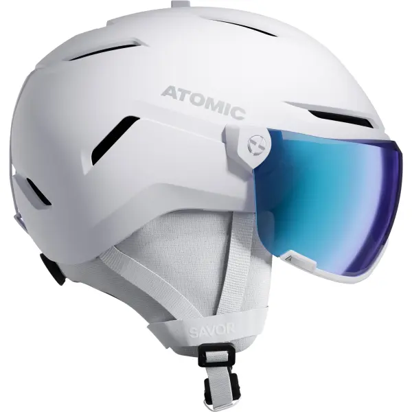 Skihelm Atomic Savor Visor Stereo (M - White Heather)