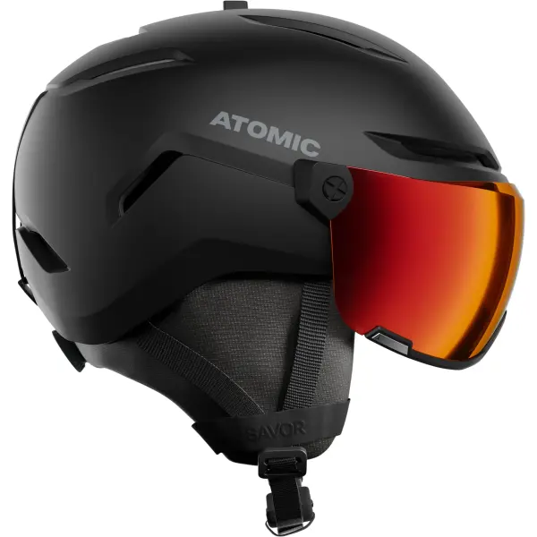 Skihelm Atomic Savor Visor Stereo (XL - Black)