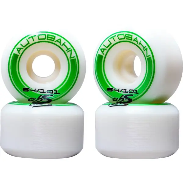 Skateboard Rollen Autobahn GT1 Wide Body 101A 4 Stk. (54mm - Weiß)