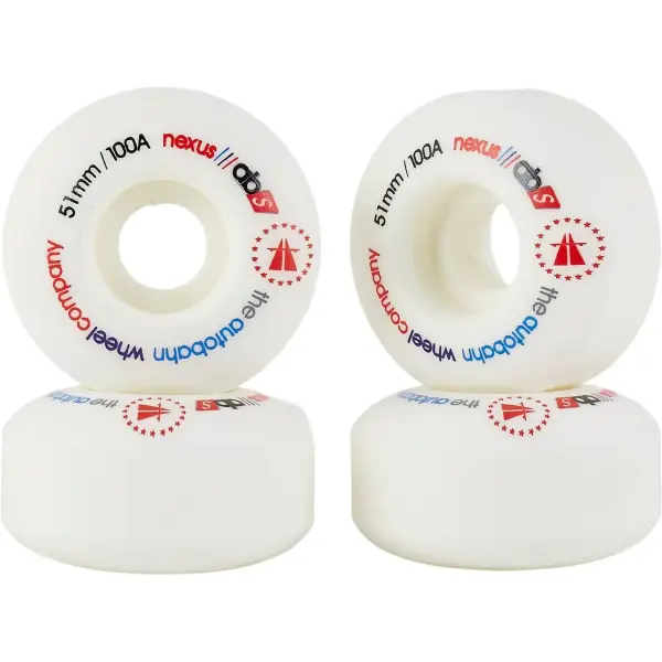 Skateboard Rollen Autobahn Nexus 100A 4 Stk. (51mm - Weiß)