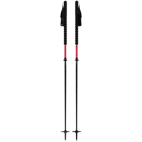 Skistöcke Black Crows Duos Freebird Verstellbar (110cm-140cm - Schwarz/Rot)