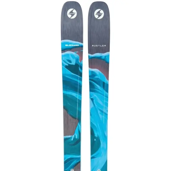Freeride Ski Blizzard Rustler 10 (174cm - Blå)