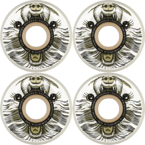 Skateboard Rollen Bones Lizzy Armanto 4 Stk. (58mm - Weiß)