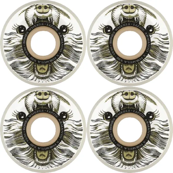Skateboard Rollen Bones Lizzy Armanto 4 Stk. (56mm - Weiß)