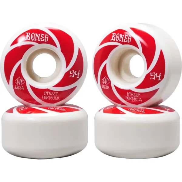 Skateboard Wielen Bones STF V1 Standard 4-Pack (54mm - Patterns 103a)