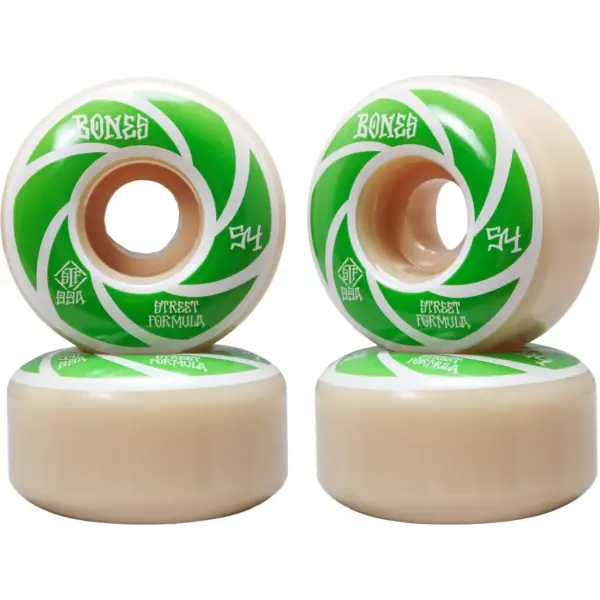 Skateboard Wielen Bones STF V1 Standard 4-Pack (54mm - Patterns 99a)