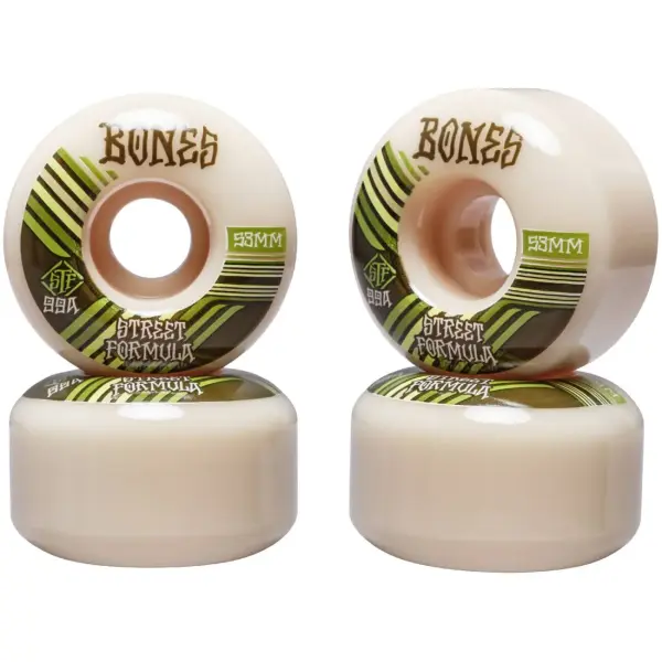 Bones Wheels STF Skateboard Hjul Retros 53mm V4 Wide 99A 4pk