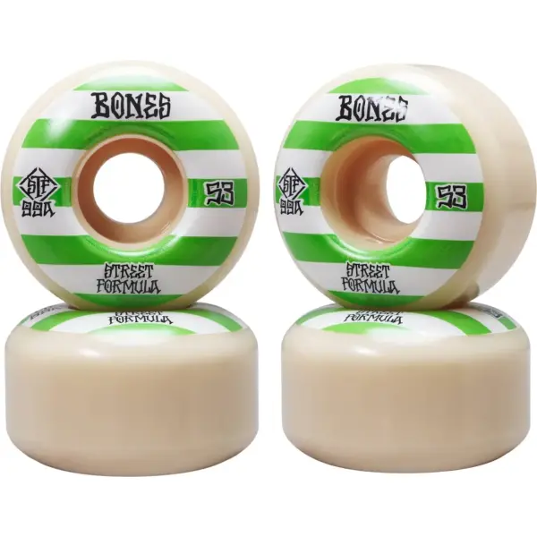 Skateboard Rollen Bones STF V4 Wide 4 Stk. (53mm - Patterns 99a)
