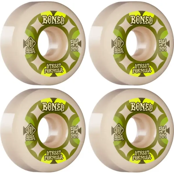 Skateboard Hjul Bones STF V5 Sidecut 4-Pak (54mm - Retros 99a)