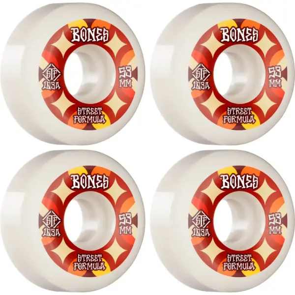 Skateboard Wielen Bones STF V5 Sidecut 4-Pack (53mm - Retros 103a)