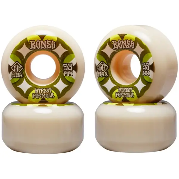 Bones Wheels STF Skateboard Hjul Retros 53mm V5 Sidecut 99A 4pk