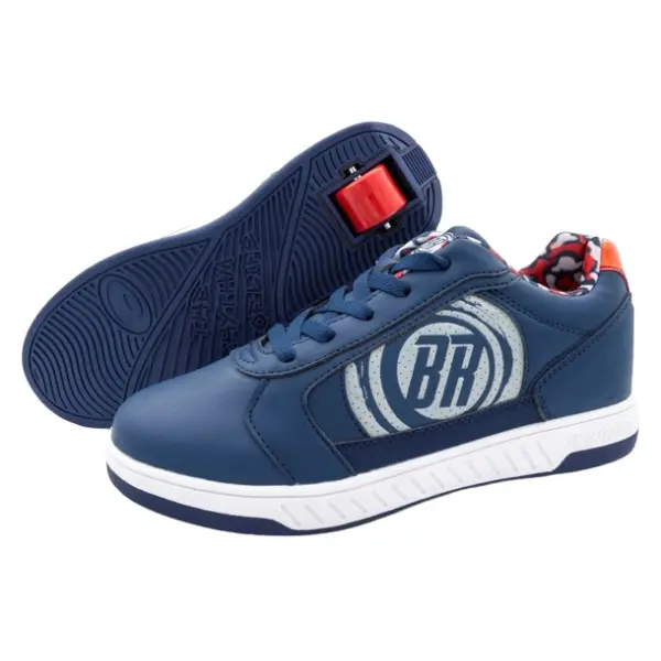 Schuh Mit Rollen Breezy Hero 2 Blau (Blau - 35)