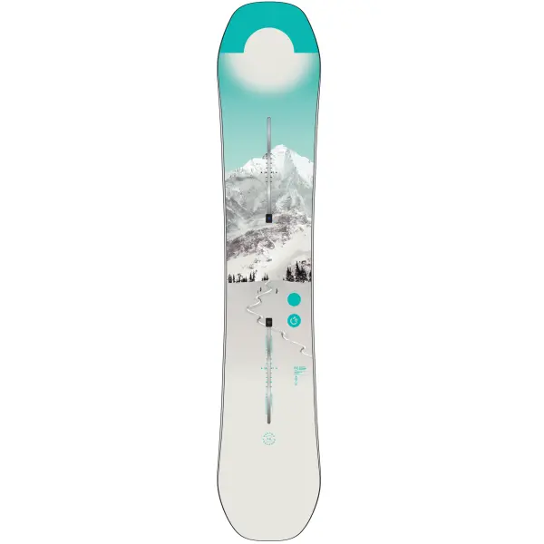 Snowboard Damen Burton Feelgood Flying V (142cm - Blau)