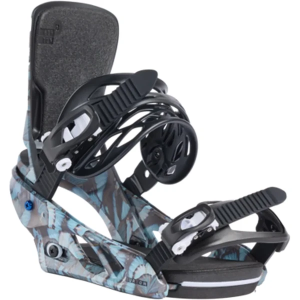 Dames Snowboard Bindingen Burton Lexa (Blue Butterflies - 34-36.5)