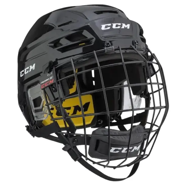 Hockey Helm CCM Tacks 210 Combo (XS - Schwarz)