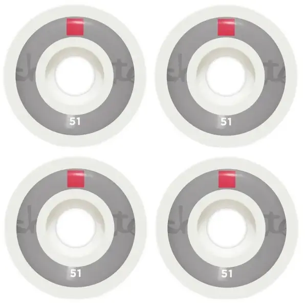 Skateboard Wielen Chocolate OG Chunk 99A 4-Pack (51mm - Zilver)