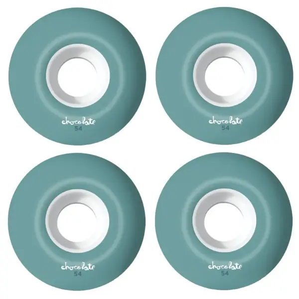 Skateboard Rollen Chocolate OG Chunk Staple 99A 4 Stk. (54mm - Weiß/Blau)