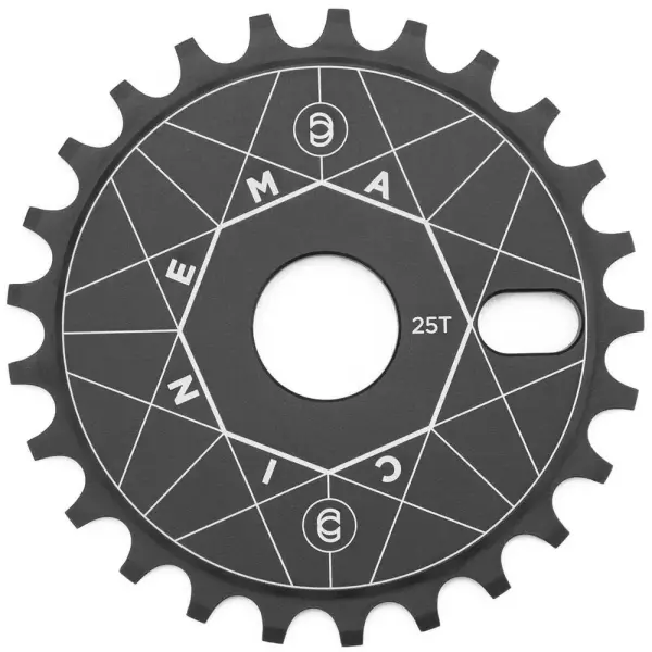 BMX Kettenblatt Cinema Format (Schwarz - 25T)