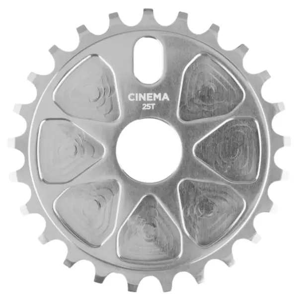 Freestyle BMX Kettenblatt Cinema Rock Sprocket (Polished - 25T)