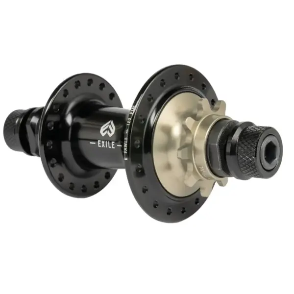 Éclat Exile Cassette BMX Rear Hub (Schwarz - Right hand drive)