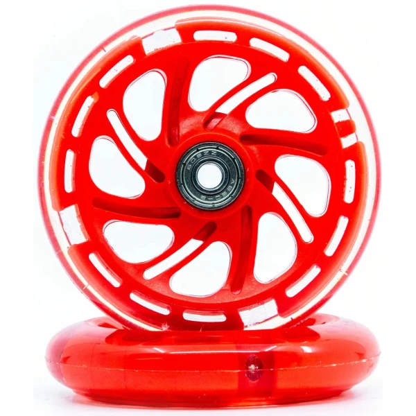 Hjul Til Løbehjul Core LED 2-Pak (110mm - Rød)