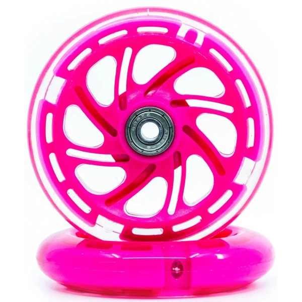 Hjul Til Løbehjul Core LED 2-Pak (110mm - Pink)