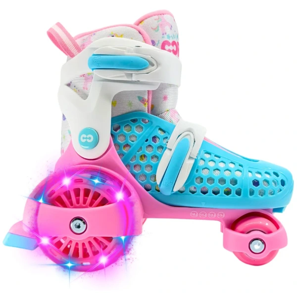 Rolschaatsen Kind Core Newbie Verstelbare (Roze - 23-27)