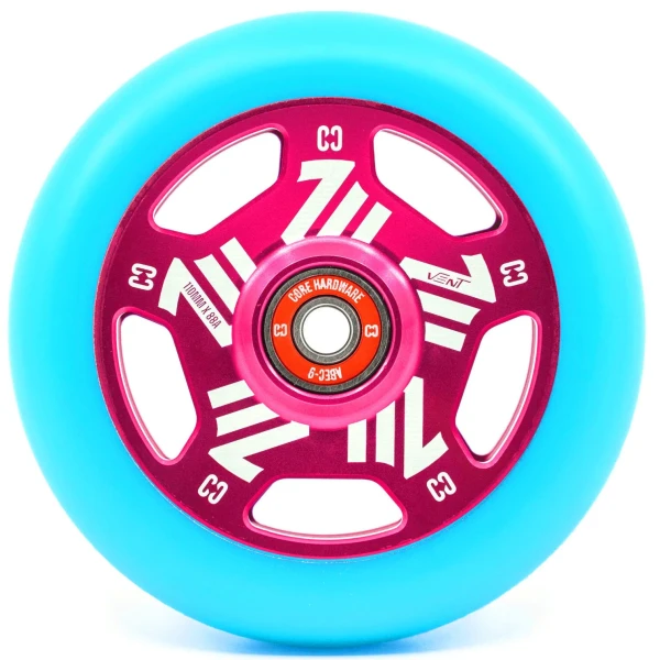 Hjul Til Løbehjul CORE Vent Hollow (110mm - Teal)