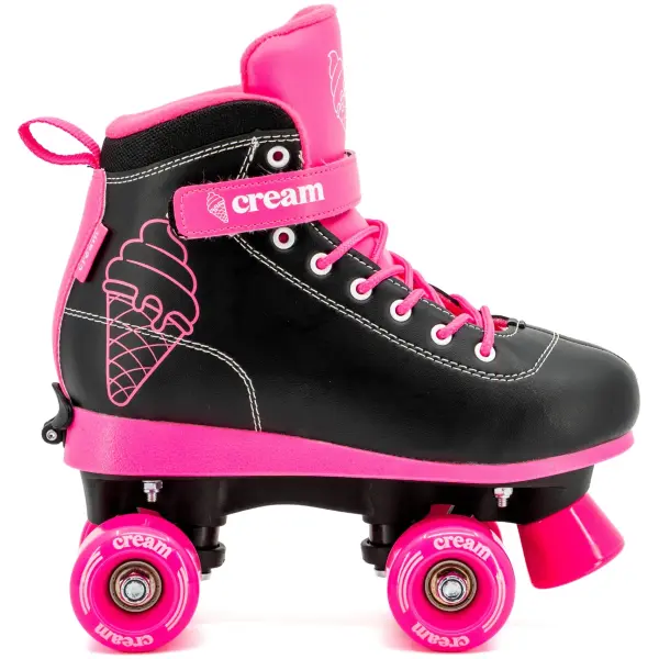 Side By Side Rulleskøjter Børn CREAM Scoop Vivid Justerbar (Black/Pink - 31-34)