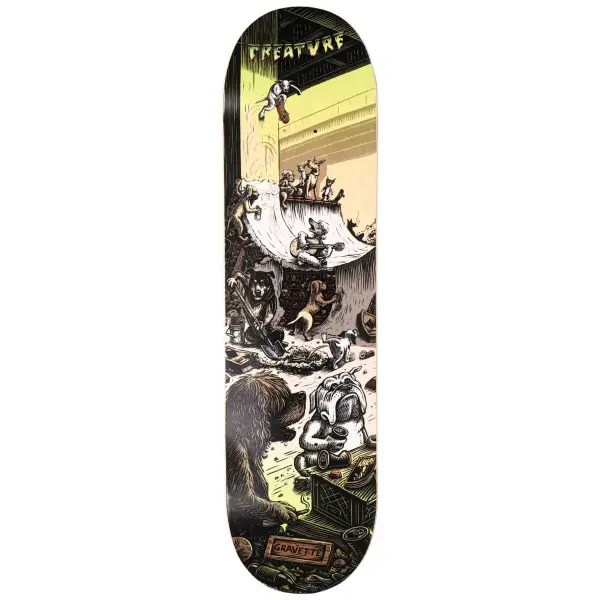 Skateboard Deck Creature Bridge Dawgz (8.3" - Gravette)