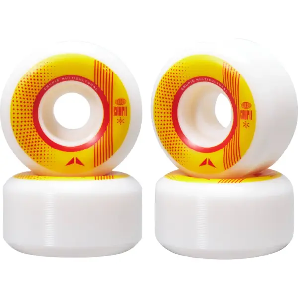 Skateboard Rollen Crupié Carlos Ribeiro 101A Wide 4 Stk. (53mm - Gelb)