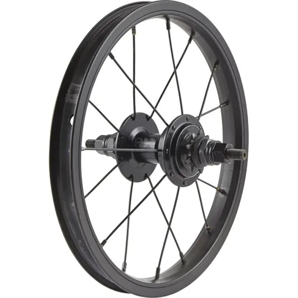 Cult 14" Juvi Cassette BMX Rear Wheel (Schwarz - Right hand drive)