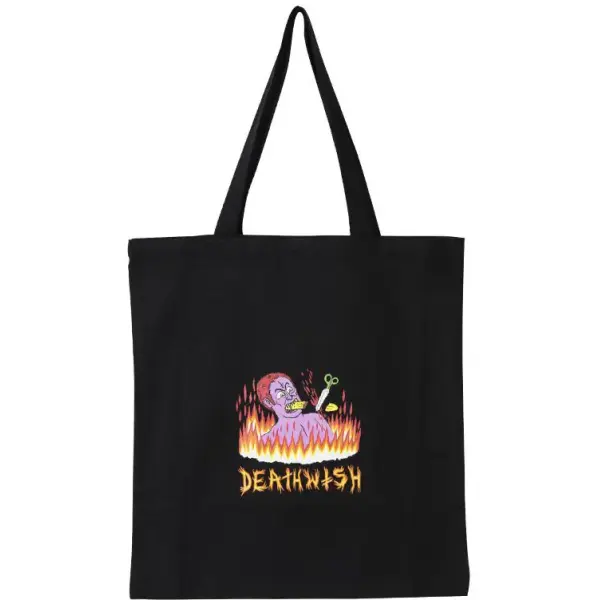 Deathwish Blasfemy Tote Taske (Sort)