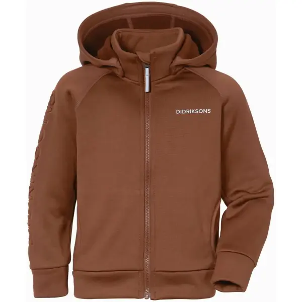 Didriksons Corin Børne Fleece Jakke (100 - Earth Brown)