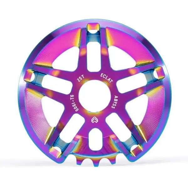 Freestyle BMX Kettenblatt Eclat Abyss Guard (Satin Oilslick - 25T)