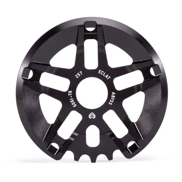 Freestyle BMX Kettenblatt Eclat Abyss Guard (Schwarz - 25T)