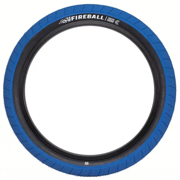 BMX Reifen Eclat Fireball (2.4" - Classic Blue/Black)