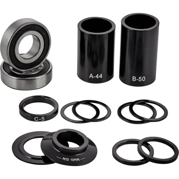 BMX Tretlager Eclat Mid CNC (19mm - Schwarz)