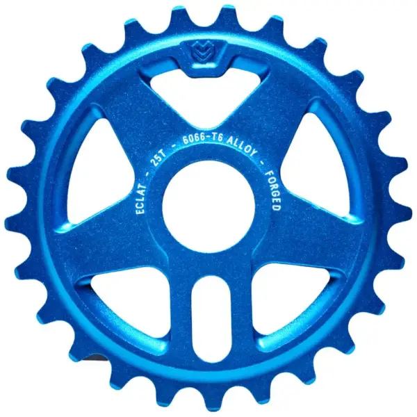 Freestyle BMX Kettenblatt Eclat Onyx (Sandblast Cyan - 25T)