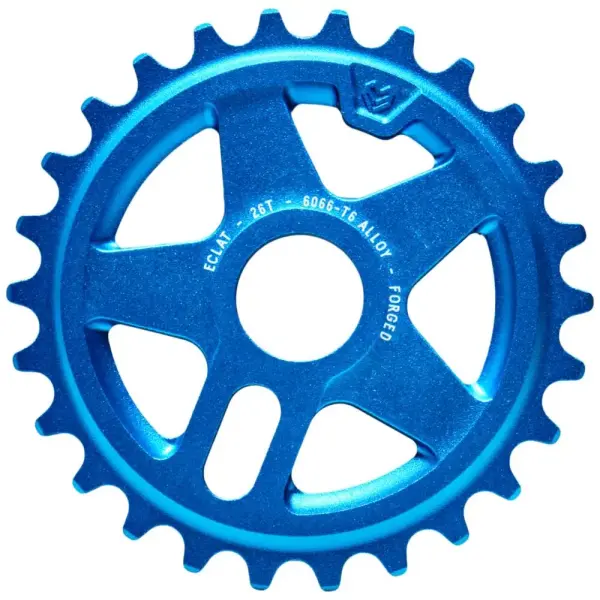 Freestyle BMX Kettenblatt Eclat Onyx (Sandblast Cyan - 26T)