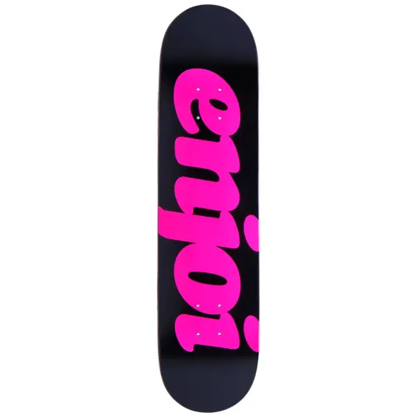 Skateboard Deck Enjoi Flocked (7.75" - Zwart)