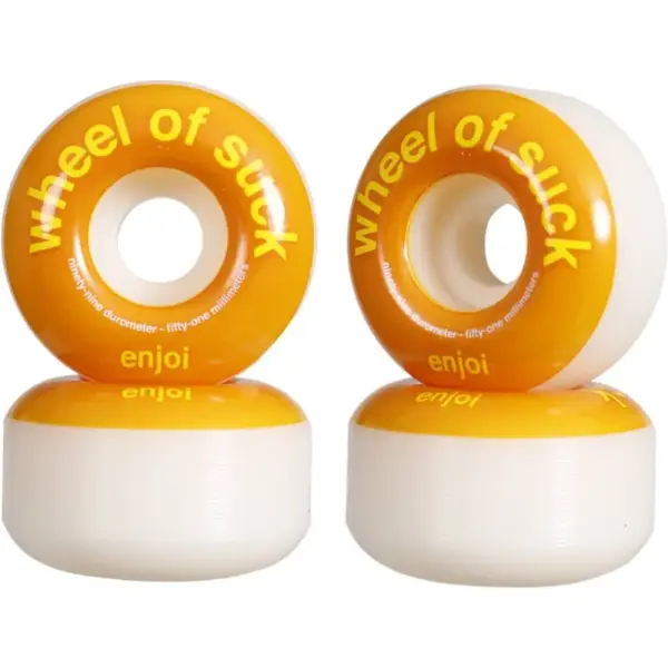 Skateboard Hjul Enjoi Wheel Of Suck 99A 4-Pak (51mm - Orange)
