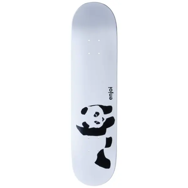 Skateboard Deck Enjoi Whitey Panda Wide R7 (8" - Weiß)
