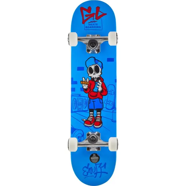 Skateboard Komplettboard Enuff Skully (7.25" - Blau)