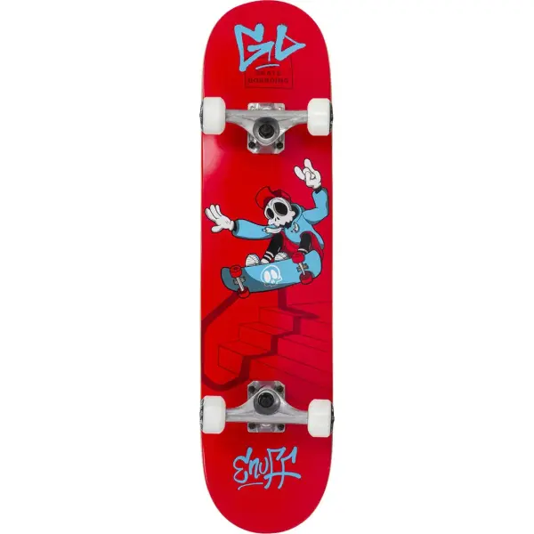 Skateboard Komplettboard Enuff Skully (7.25" - Rot)