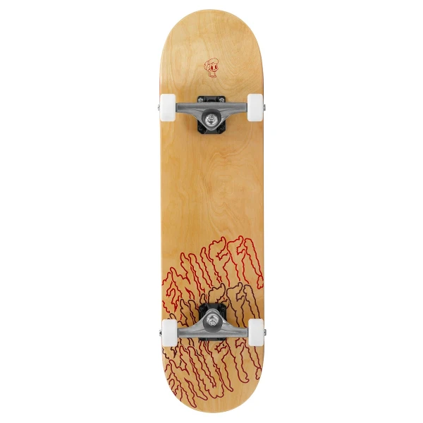 Skateboard Komplettboard Enuff Three Tier Reloaded (8" - Natural)
