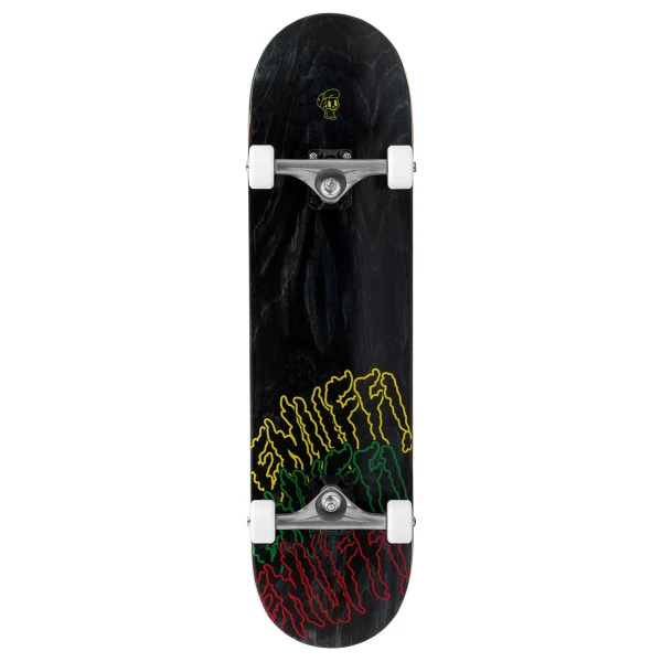 Skateboard Komplettboard Enuff Three Tier Reloaded (8" - Schwarz)